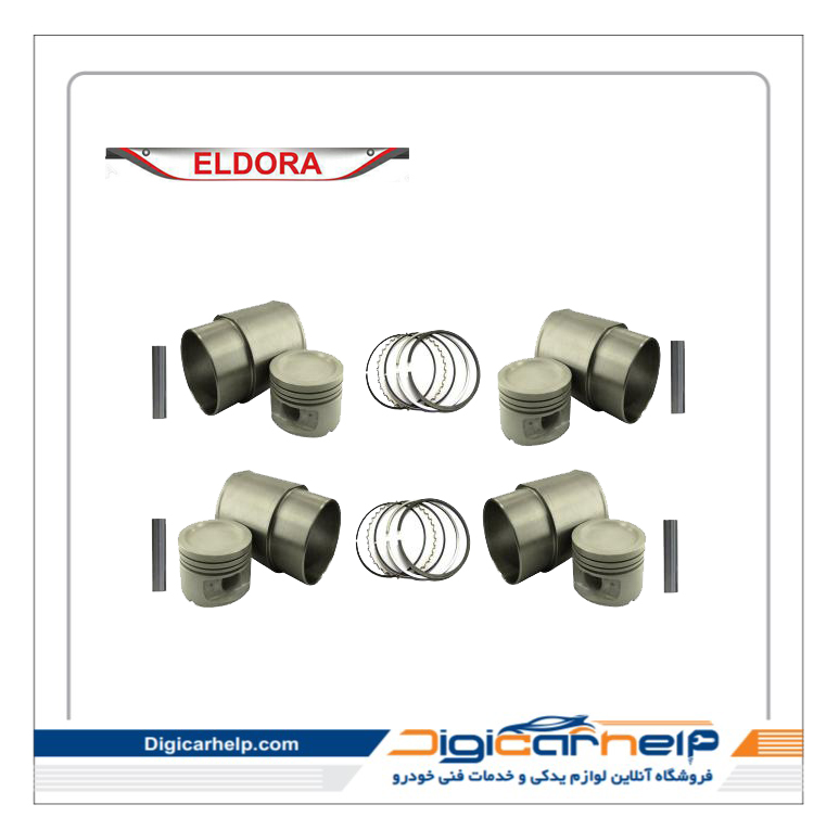 پک بوش و پیستون و رینگ پژو 405 (2000) XU9 الدورا